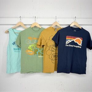 Lot of 4 Small/ Medium Vans Urban Outfitters Everglades and DOM Tank / T-Shirts